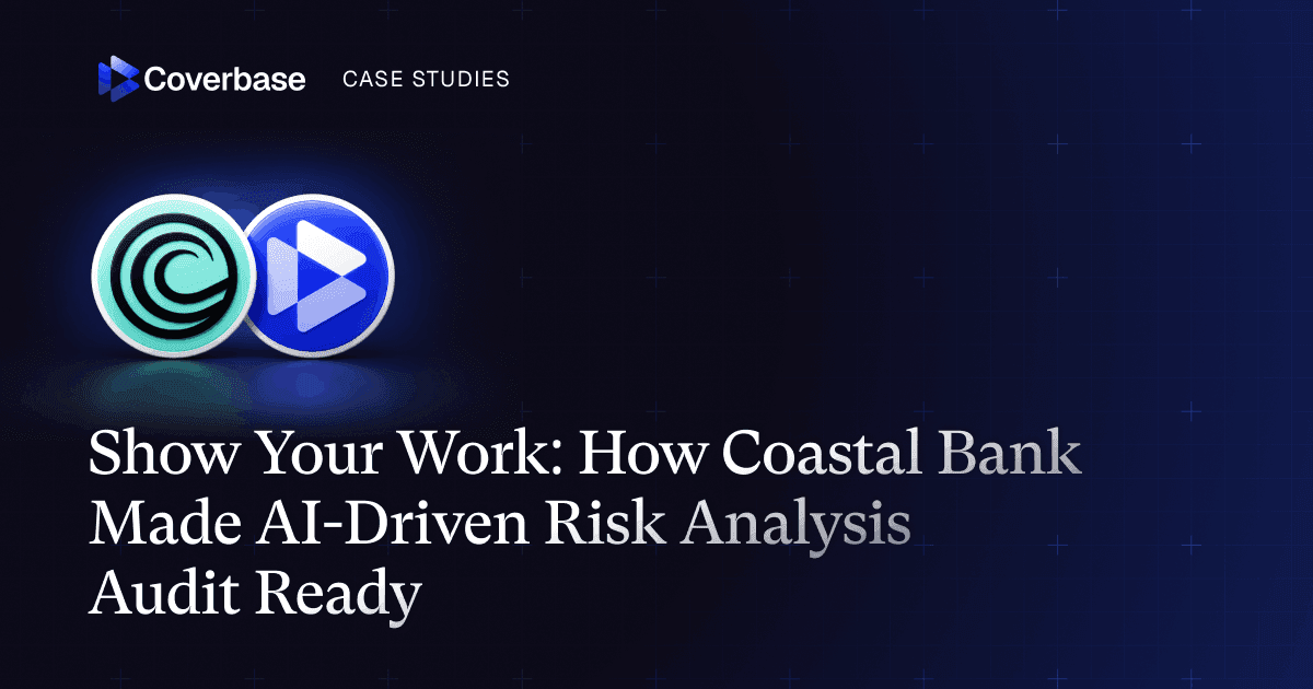 Coastal Bank case study: how they made Coverbase the system of record for third-party risk