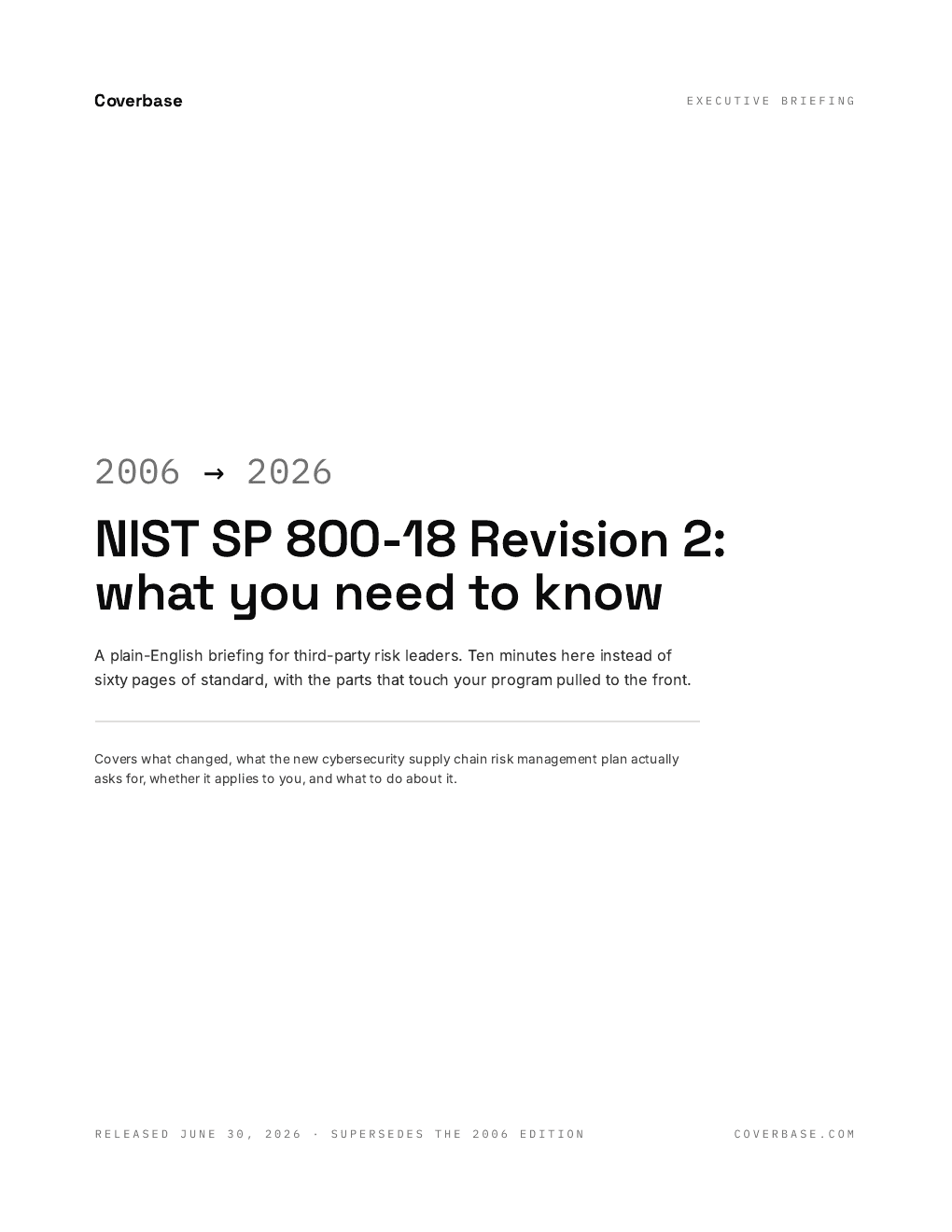 NIST SP 800-18 Revision 2: what you need to know
